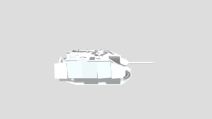 lowpoly E-10 E10 hetzer for game mow:as2 3D Model