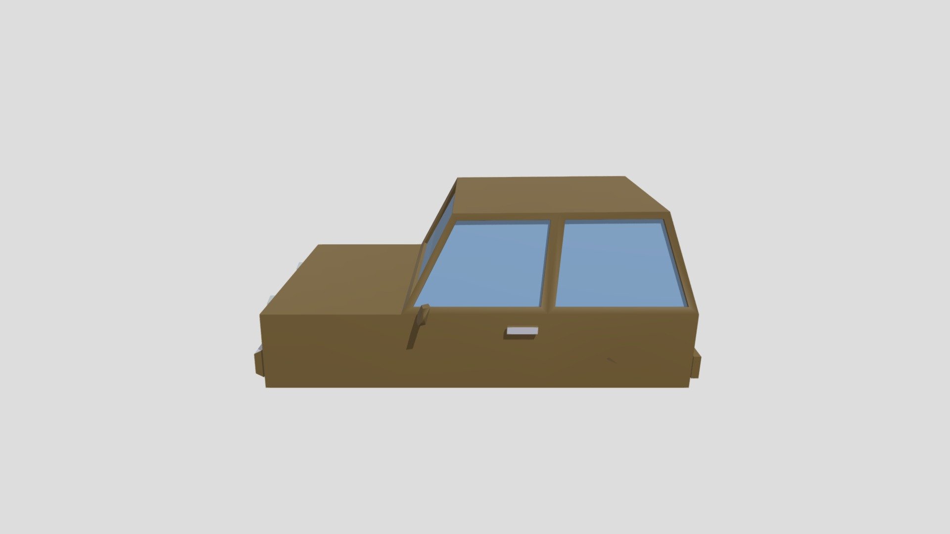 Carrinho low-poly free