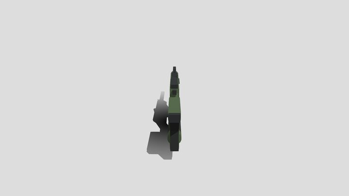 Jurassic Genesis Tranqualizer Rifle 3D Model