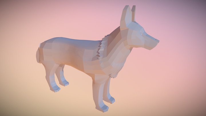 Zeus the Wolf 3D Model