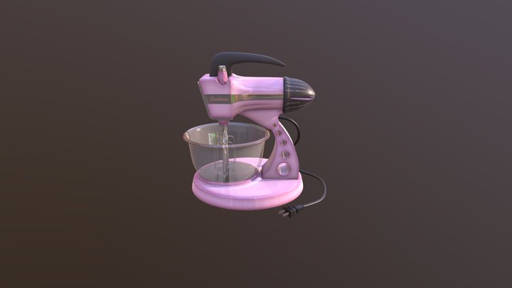 Sunbeam Mixer 3D Model