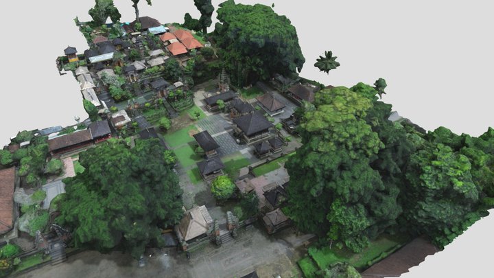 Areal Pura Samuan Tiga 3D Model
