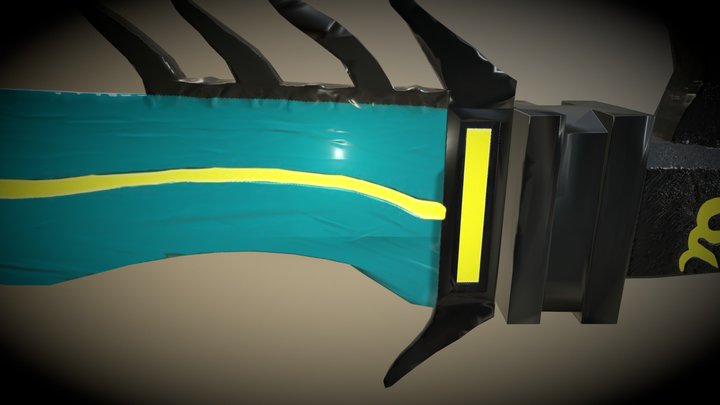 Sci Fi Blade Concept 3D Model