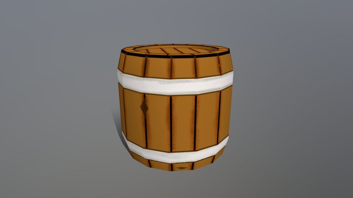 Barrel 3D Model
