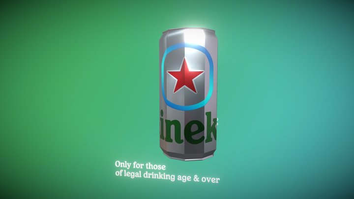 The New Virtual Heineken Silver 3D Model