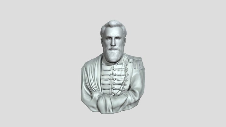 Statuesque Commander 3D Model