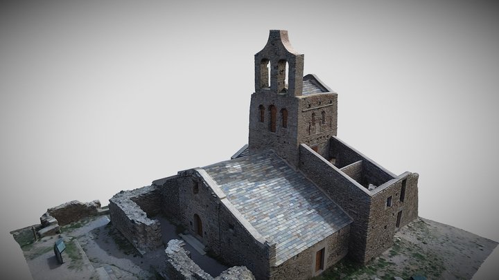 Church of San Pere de Rodes 3D Model