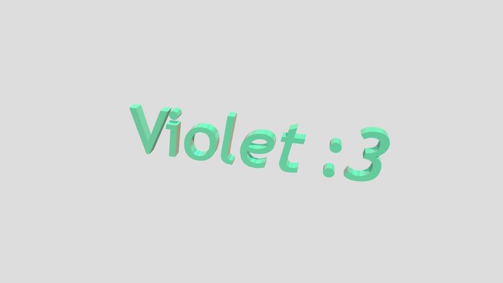 116_sylvieDance_text 3D Model