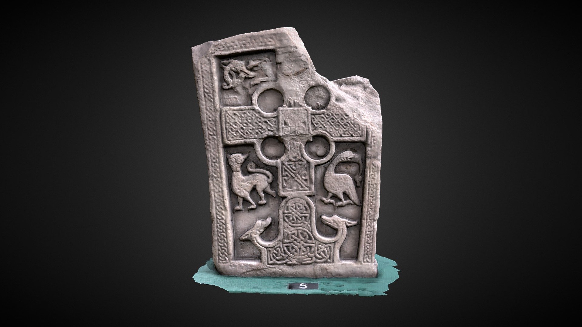 Meigle 5, Pictish Stone, Meigle Museum - Download Free 3D Model By ...