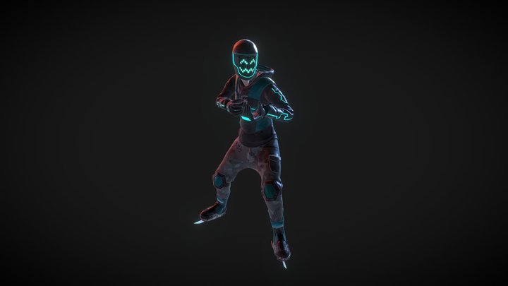 BladeGunners Skater 3D Model