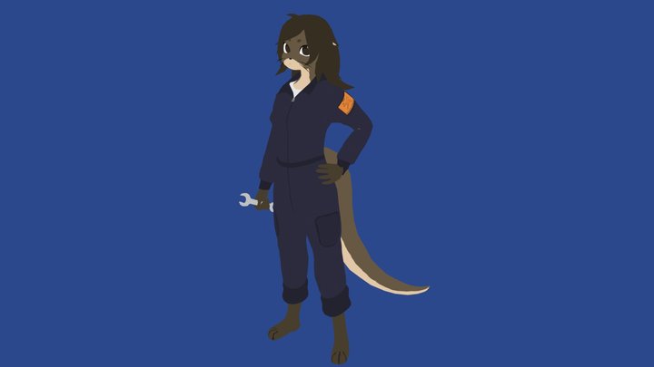 Otter-Chan 3D Model