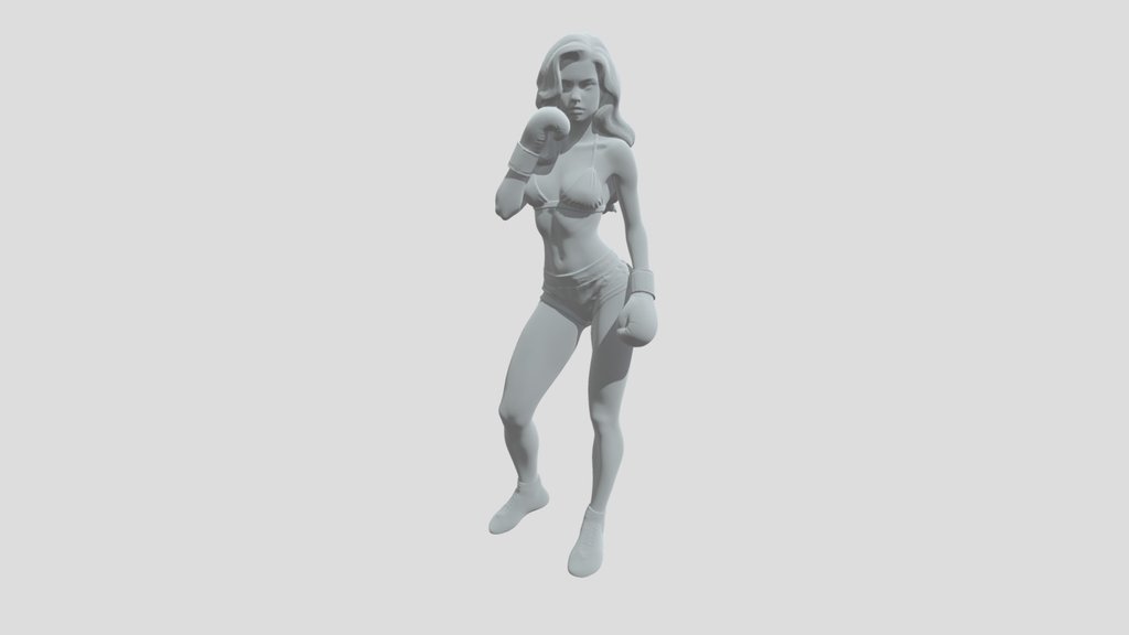 female boxer