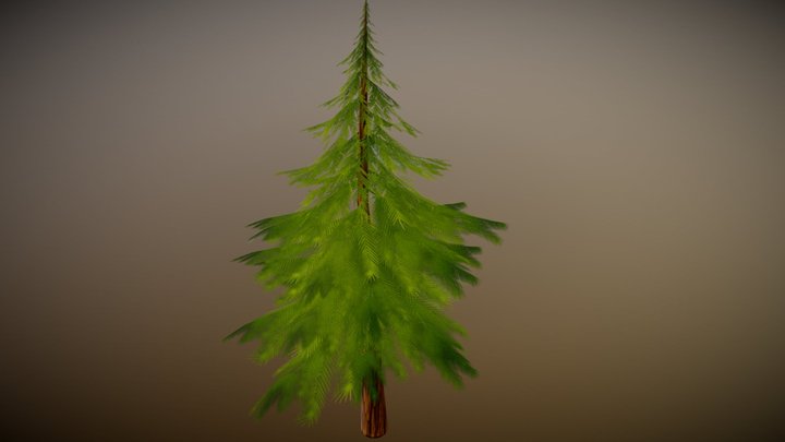Pine_Stylized 3D Model