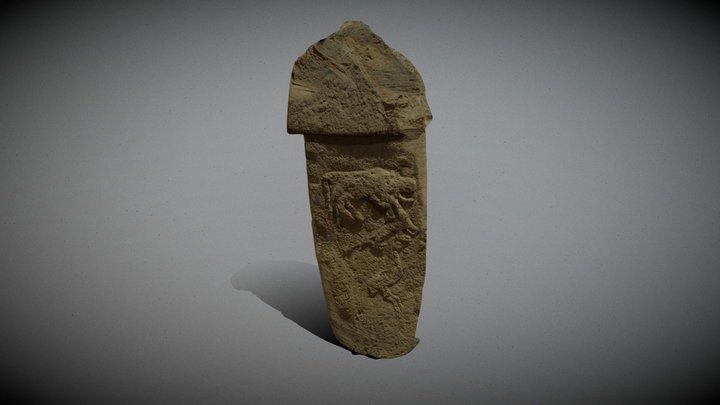 A stele in Göbeklitepe 3D Model