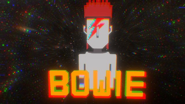 David Bowie 3D Model