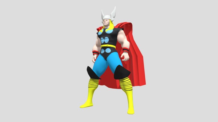 3D Classic Thor 3D Model