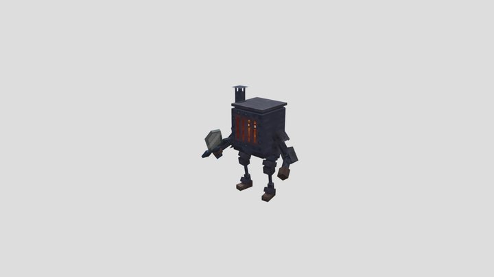 Evil furnace 3D Model