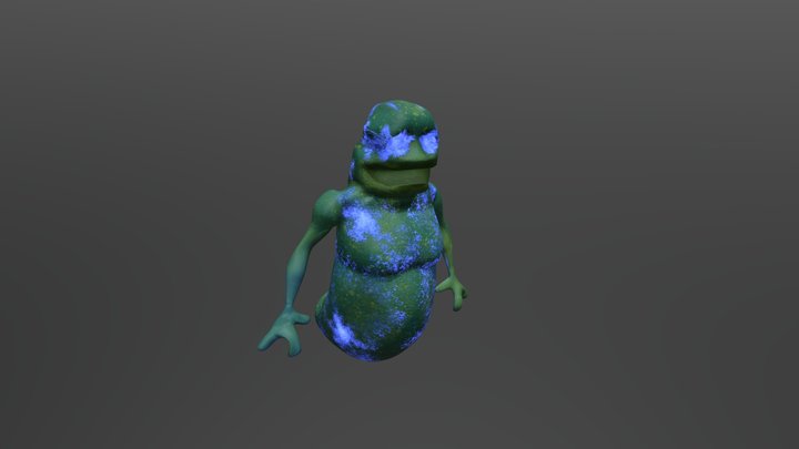 Glowing Ghost 3D Model