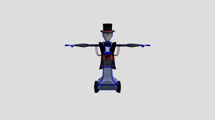 Magician Bot 3D Model