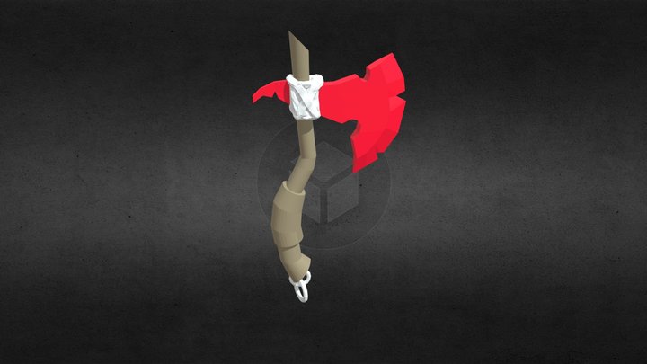 barbarian ax 3D Model