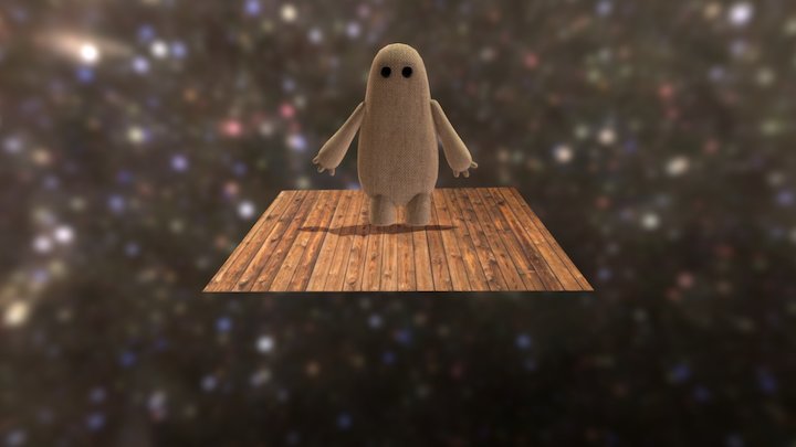 Voodoo Doll Scene 3D Model