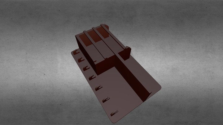 Keys, bag, glasses holder 3D Model
