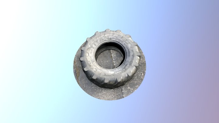 Alabama Truck Tire 3D Model
