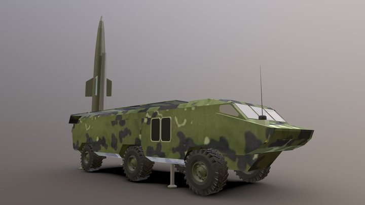 Ukrainian OTR-21 Tochka-U – Gratis 3D-model STL