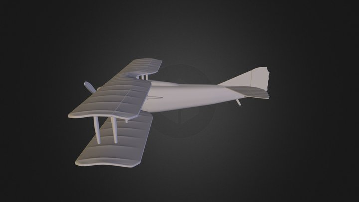 wip airplane finished model no tex 3D Model