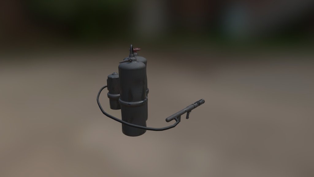 Flamethrower - 3D model by Sean Matthew Allen (@Mr_Sma) [3b44ec9 ...