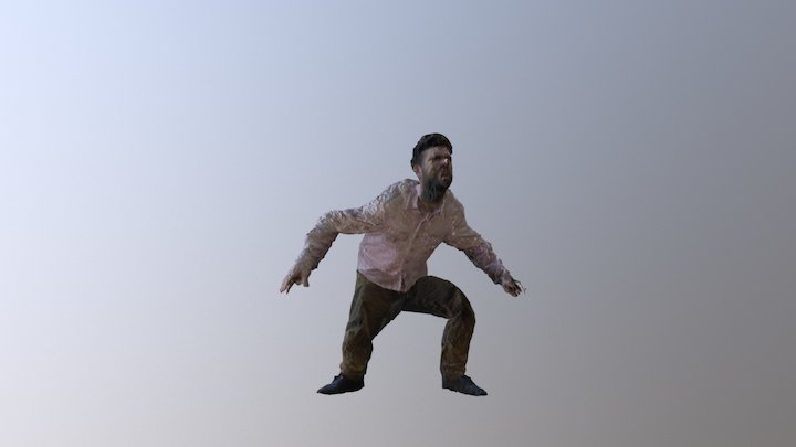 Zombie Minaev 3D Model