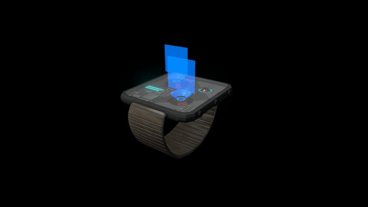 Hologram watch 3D Model