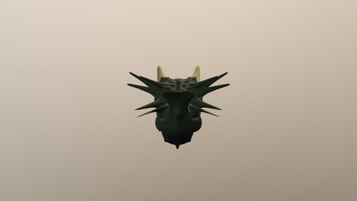 Dragon Head 3D Model