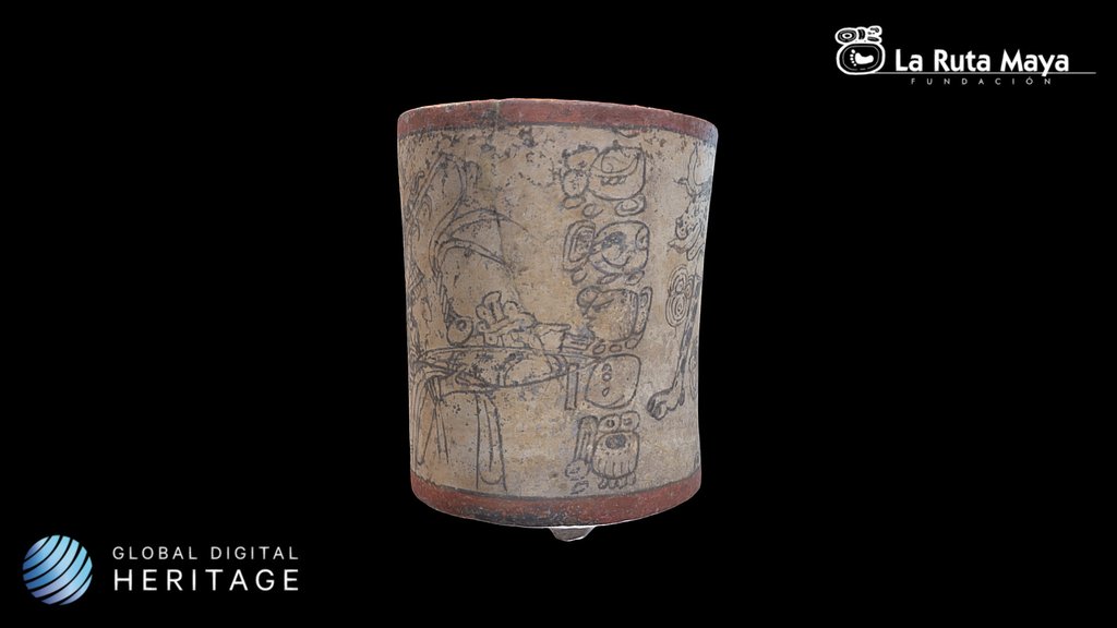 Codex-style Vase w/ Jaguar & Stars