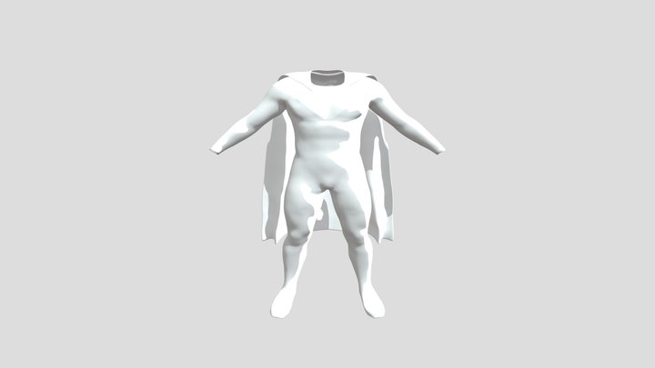 Superman-outfit 3D Model