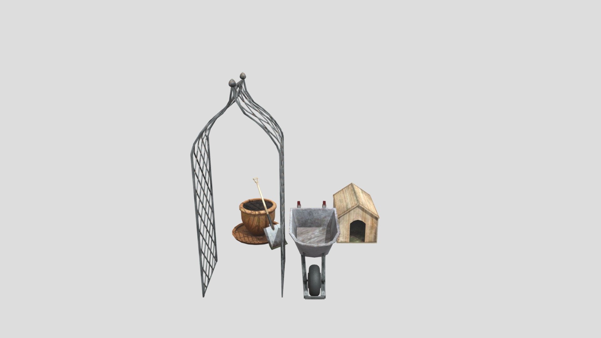 DAE 5 Finished props grandma's house 3D model by LianaVanHeupen