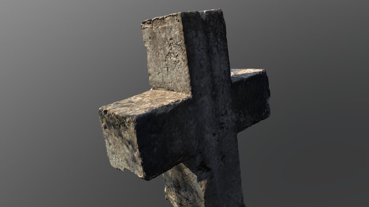 Ukrainian Tombstone 10 3D Model