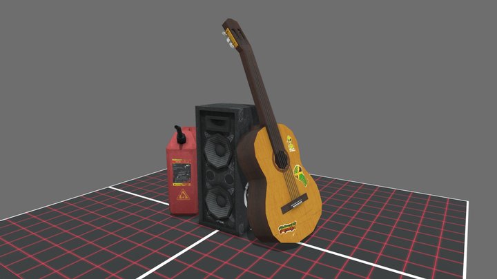 1ANI08_DeBleecker_Kurt_3SimpleProps 3D Model
