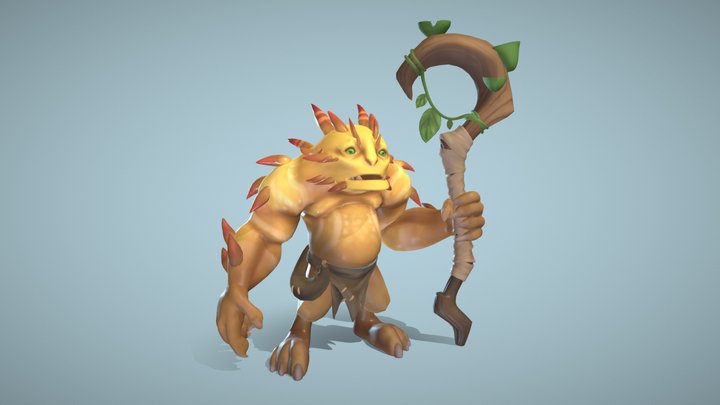 stylised character 3D Model