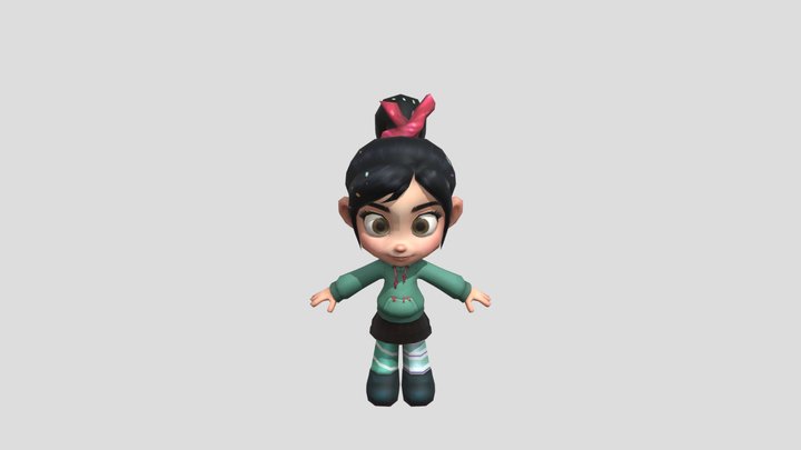 Vanellope 3D Model
