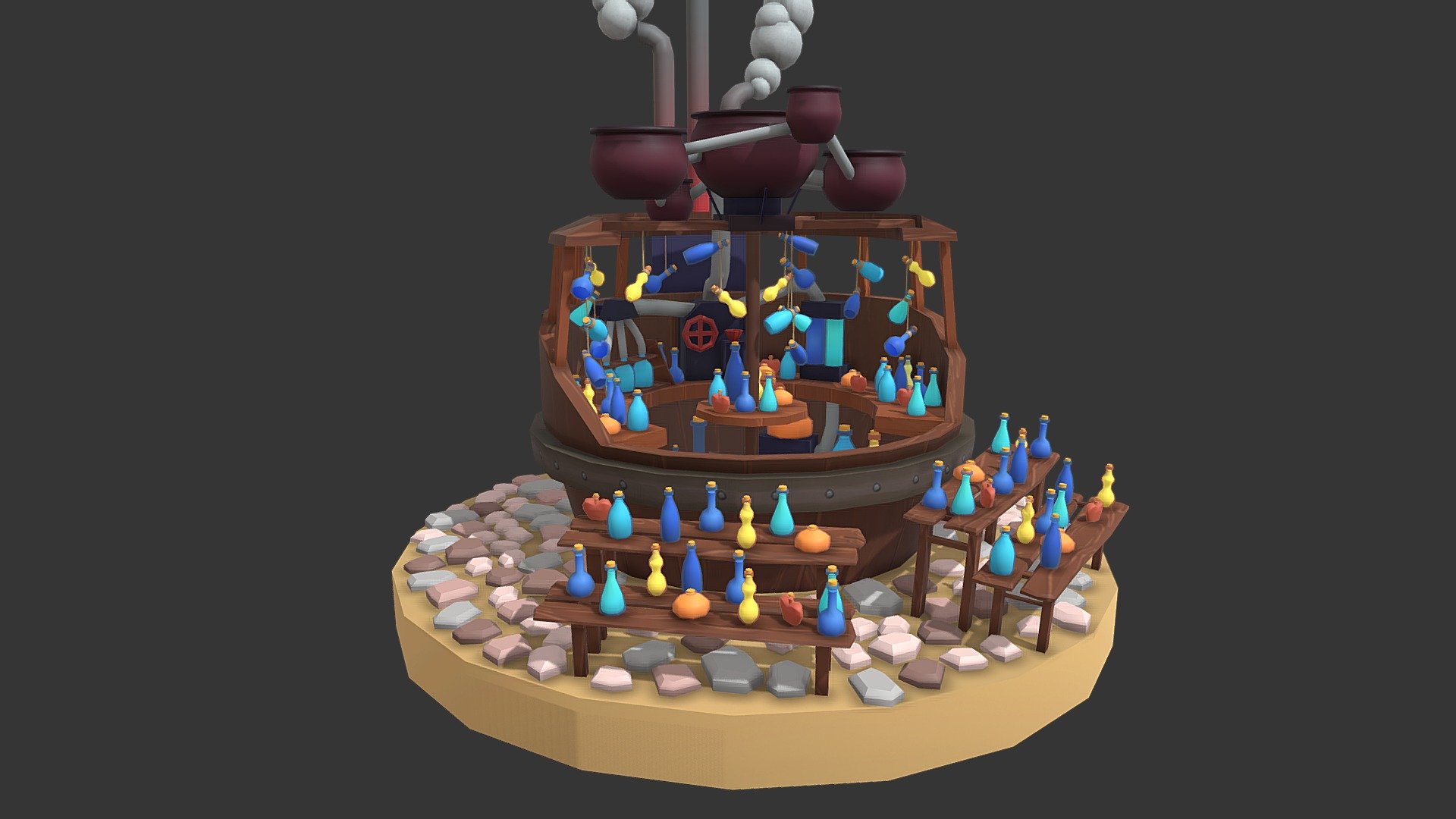 Potion Shop - DAE Final Assignment Bazaar - 3D model by Kálmán Pajcsics ...