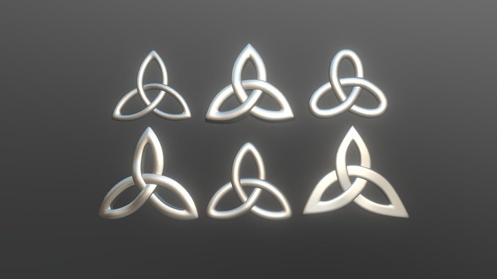 Celtic Knots 3D Model