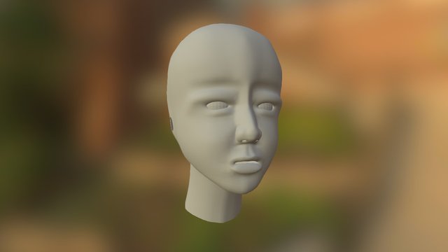 6 generation human face test. 3D Model