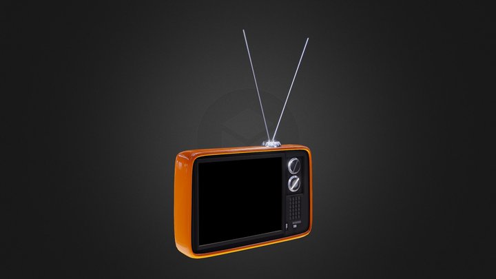 OLD TV 3D Model