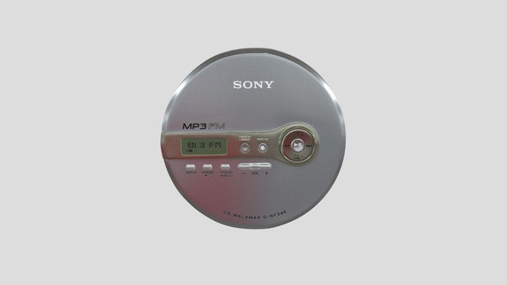 Sony CD Walkman 3D Model
