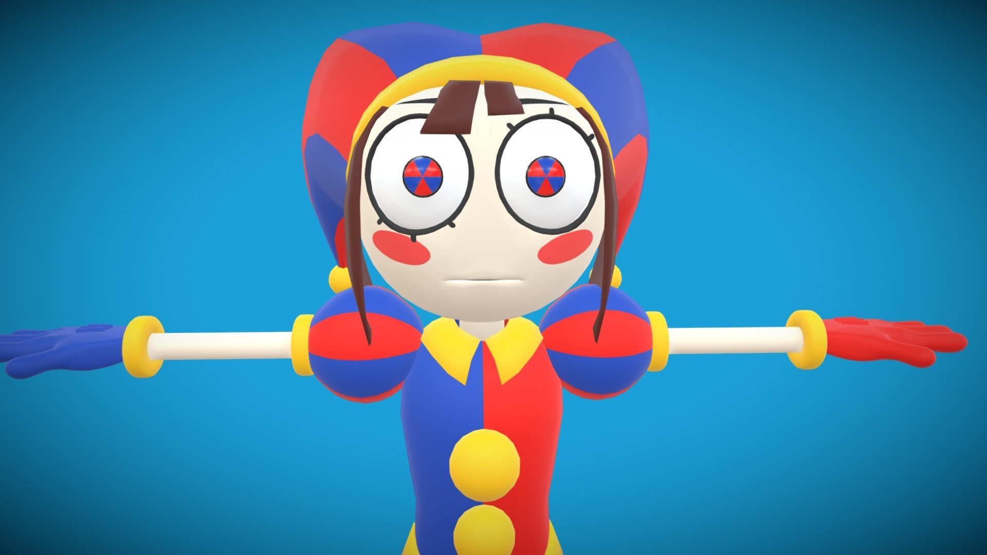 Pomni digital circus - Download Free 3D model by Fnf fan