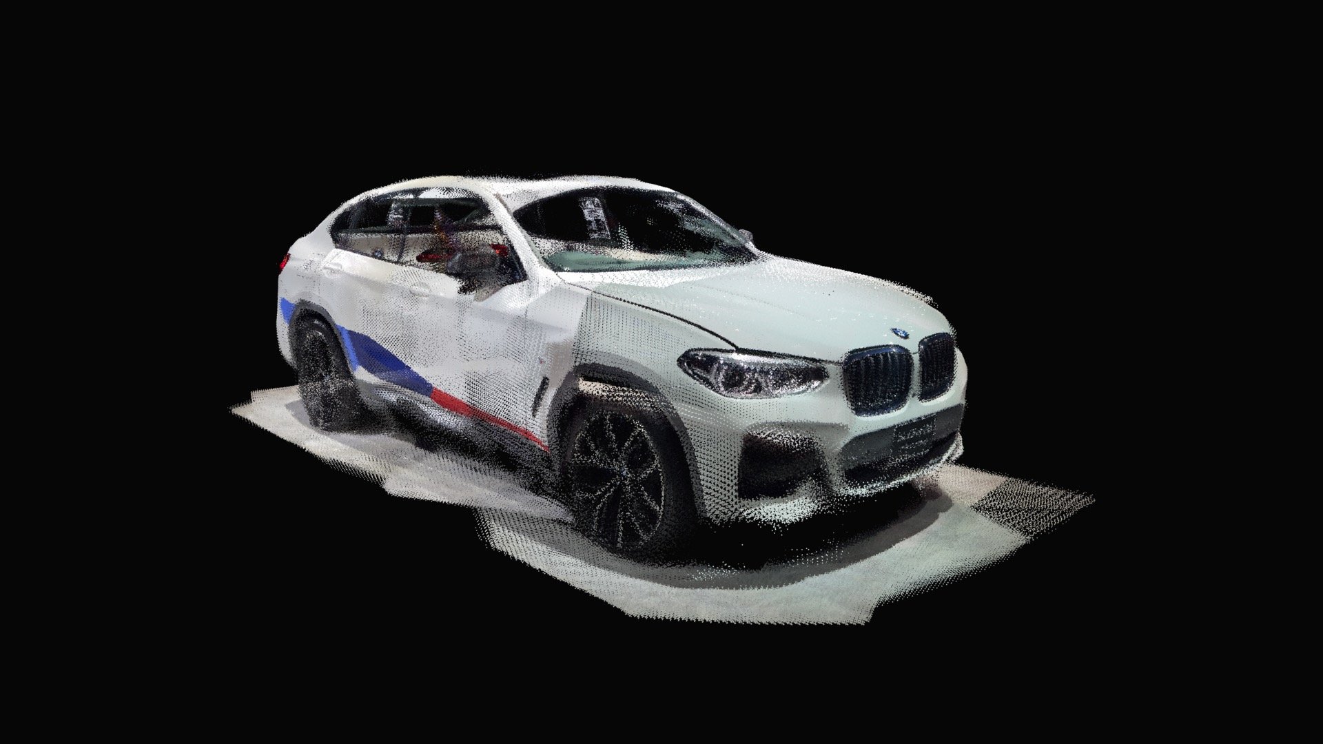 BMW X4 lidar scan