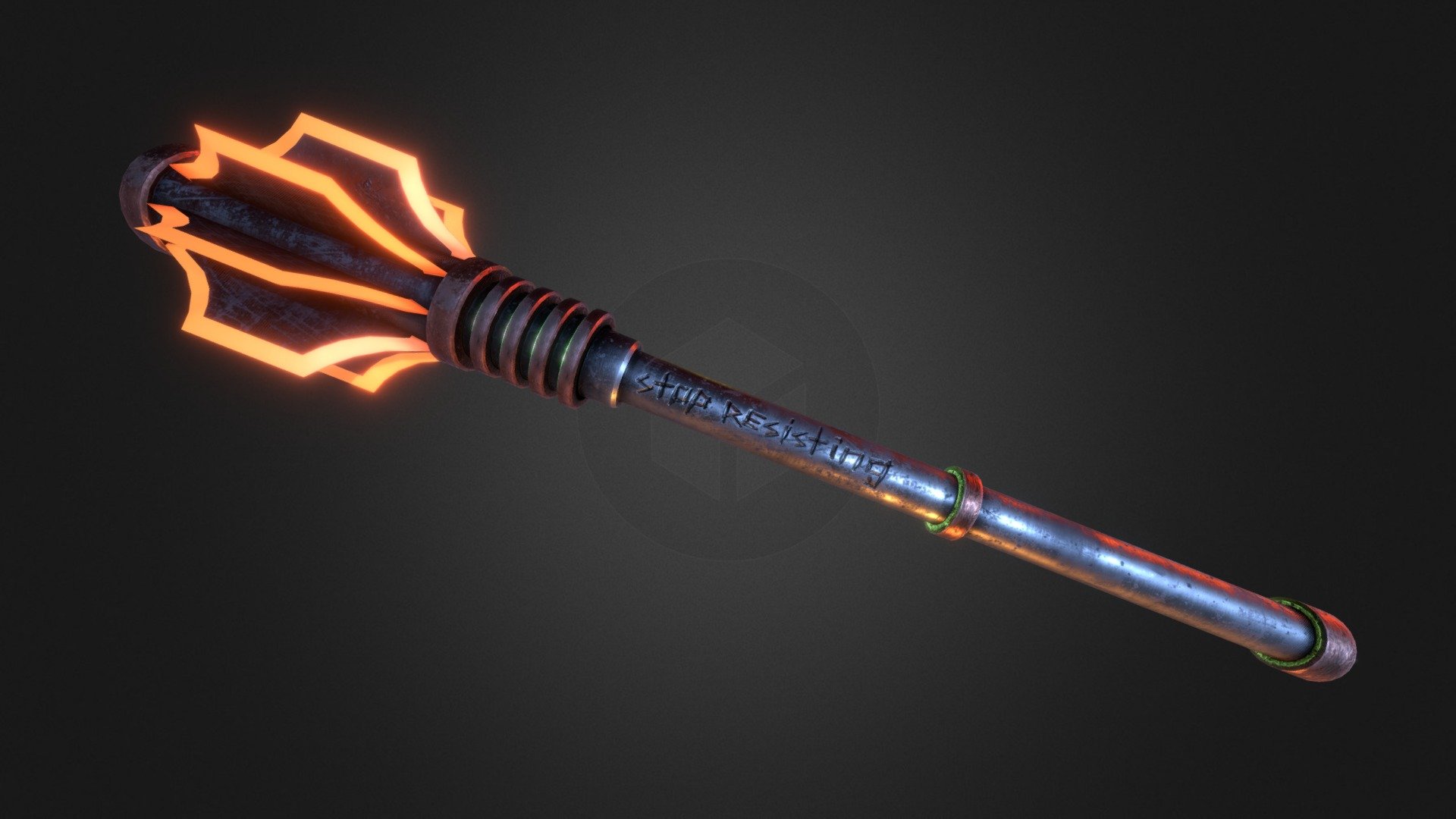 Faust Mace - 3D model by Schizoideh [3b5087f] - Sketchfab