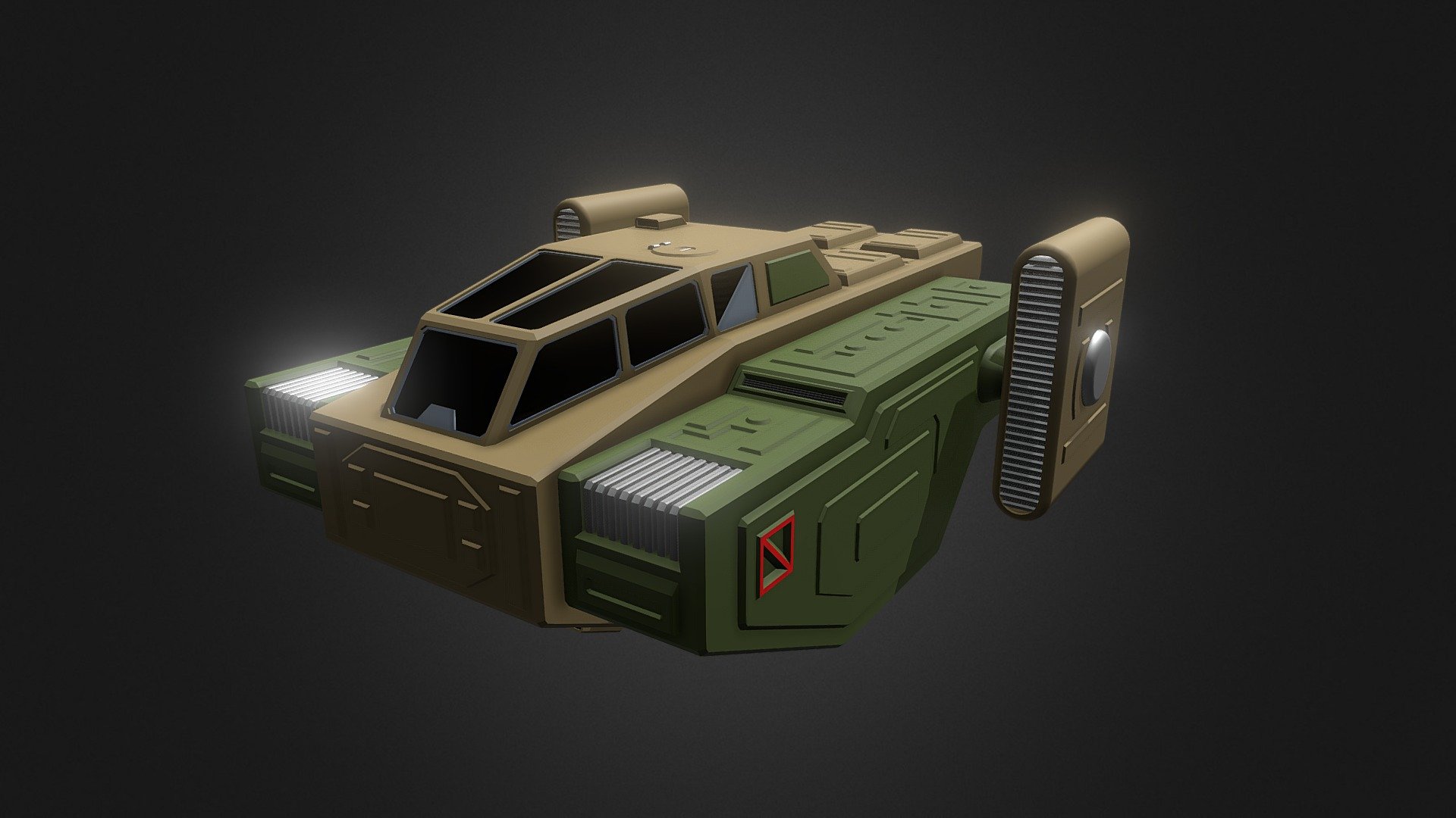 Spaceship 08 Download Free 3D model by NotARealStudio [3b522bd