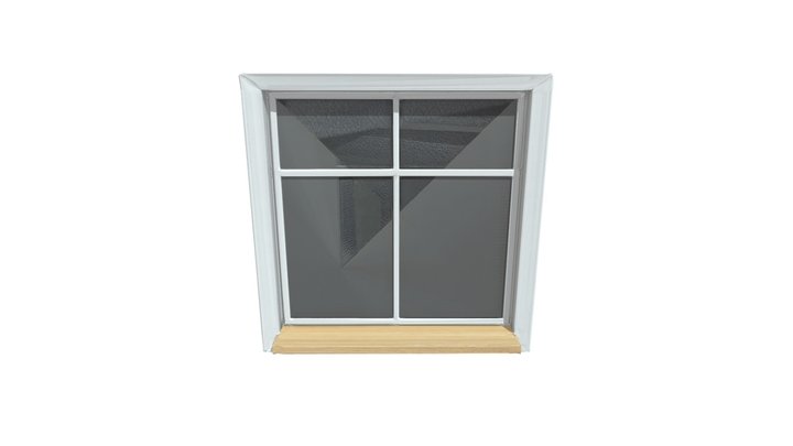 Stylized Japanese Classroom Window